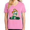 Women's Core Cotton V Neck Tee Thumbnail