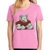 Women's Core Cotton V Neck Tee Thumbnail