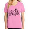 Women's Core Cotton V Neck Tee Thumbnail