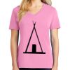 Women's Core Cotton V Neck Tee Thumbnail