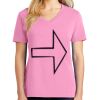 Women's Core Cotton V Neck Tee Thumbnail