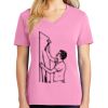 Women's Core Cotton V Neck Tee Thumbnail