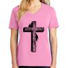 Women's Core Cotton V Neck Tee Thumbnail