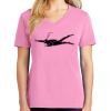 Women's Core Cotton V Neck Tee Thumbnail