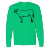 Heavy Cotton 100% Cotton Long Sleeve T Shirt Thumbnail