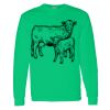 Heavy Cotton 100% Cotton Long Sleeve T Shirt Thumbnail