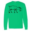 Heavy Cotton 100% Cotton Long Sleeve T Shirt Thumbnail