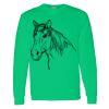 Heavy Cotton 100% Cotton Long Sleeve T Shirt Thumbnail