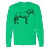 Heavy Cotton 100% Cotton Long Sleeve T Shirt Thumbnail