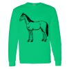 Heavy Cotton 100% Cotton Long Sleeve T Shirt Thumbnail