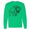 Heavy Cotton 100% Cotton Long Sleeve T Shirt Thumbnail