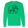 Heavy Cotton 100% Cotton Long Sleeve T Shirt Thumbnail