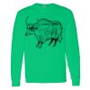 Heavy Cotton 100% Cotton Long Sleeve T Shirt Thumbnail