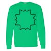 Heavy Cotton 100% Cotton Long Sleeve T Shirt Thumbnail