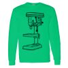 Heavy Cotton 100% Cotton Long Sleeve T Shirt Thumbnail