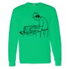 Heavy Cotton 100% Cotton Long Sleeve T Shirt Thumbnail