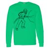 Heavy Cotton 100% Cotton Long Sleeve T Shirt Thumbnail