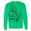 Heavy Cotton 100% Cotton Long Sleeve T Shirt Thumbnail