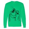 Heavy Cotton 100% Cotton Long Sleeve T Shirt Thumbnail