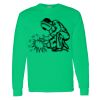 Heavy Cotton 100% Cotton Long Sleeve T Shirt Thumbnail