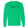 Heavy Cotton 100% Cotton Long Sleeve T Shirt Thumbnail