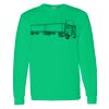 Heavy Cotton 100% Cotton Long Sleeve T Shirt Thumbnail